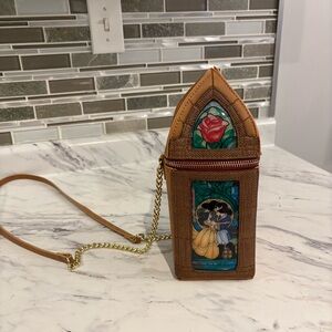 Danielle Nicole Disney Beauty And The Beast Fairy Tale Stained Glass Cross body